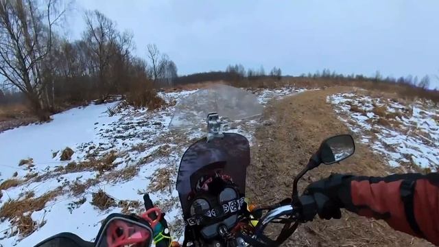 Bajaj Boxer 150X покорил Медведя Шатуна  зимняя экспедиция на 90 км!