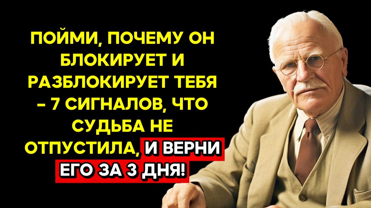 УЗНАЙ 7 ТОНКИХ ЗНАКОВ Его Тайной Боли – И Притяни Любовь Обратно За 1 Ночь! | КАРЛ ЮНГ смотреть онлайн
