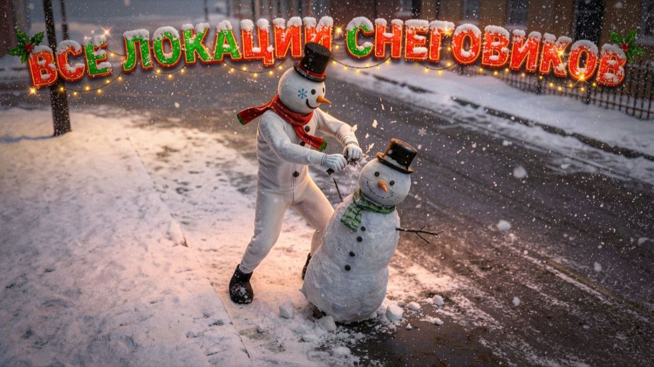 GTA Online Как разблокировать костюм снеговика - ВСЕ места расположения снеговиков смотреть онлайн
