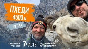 НЕПАЛ 2025. Аннапурна трек. 7 часть. Торонг Пхеди. 4500 метров. Художники путешествуют