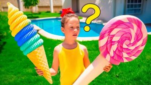 Настя показывает детям пример хорошего поведения