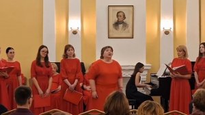 "О, нет, молю, не уходи". Романс С. Рахманинова на стихи Д.Мережсковского. Исполняет Л.Завражина.