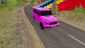 МУЛЬТИКИ ПРО МАШИНКИ. Смешные моменты с машинками для детей Машинки проезжают дорогу с препятствиями