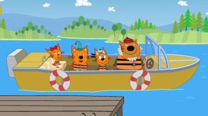 ТРИ КОТА 🐱🐱🐱 Большое путешествие 🌌 на Байкал 🌊 🏞️ | для детей мультфильм | мультик малышам 👶