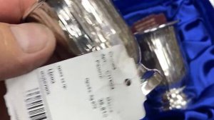 Серебряная стопка, стп024  "Антик"