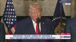 Трамп обнародовал план строительства новых линкоров класса "Трамп", 23 декабря 2025 года
