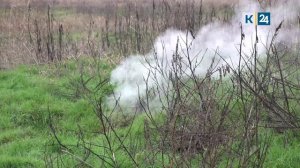 На дымящийся подземный пожар пожаловались жители Краснодара