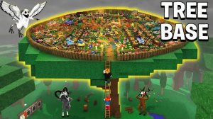 Основание гигантского дерева в игре «99 ночей в лесу» Анимация