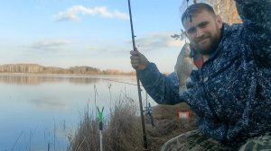 Душевная рыбалка на озере Закрома