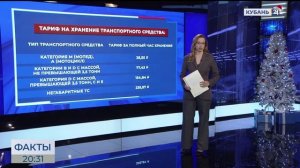 С 1 января жителей Кубани ждут новые тарифы на эвакуацию транспорта