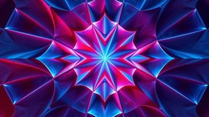 Геометрические узоры в сине-красных тонах