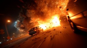 Мощный взрыв произошел на одной из трасс в Италии