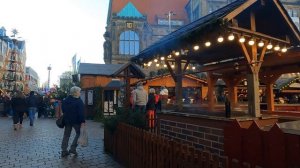 Зимний Хемниц прогулка по немецкому городу ❄️✨🏙️