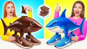 Челлендж. Шоколадная Еда vs Настоящая еда | Умные Гаджеты или Лайфхаки от Multi DO Challenge