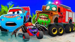 МУЛЬТИКИ ПРО МАШИНКИ. МОЛНИЯ МАКВИН В ПОГОНЕ ЗА ШЕРИФОМ. КОРОЛЬ СКОРОСТИ СНОВА НА ТРАССЕ 🏎️🏎️🏎️