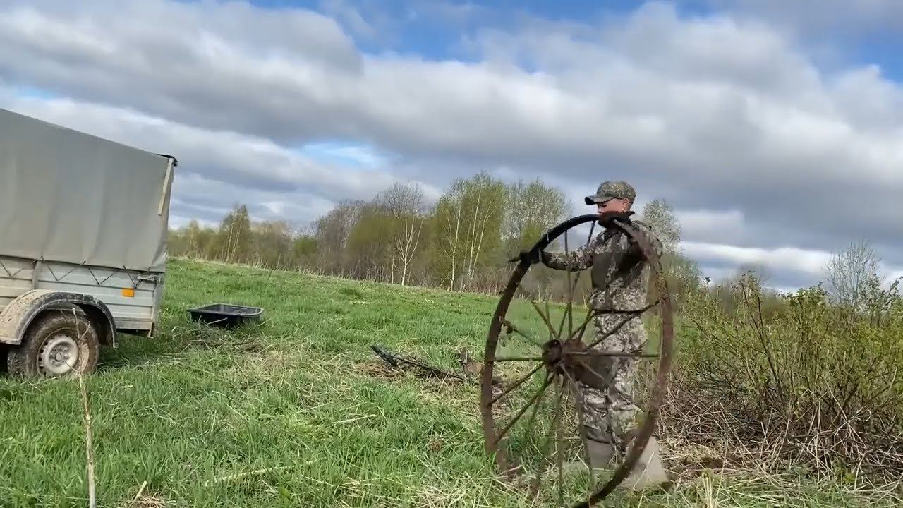 Огромные находки и Конская колесница ! #металлокоп #копарь #копметаллолома