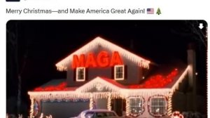 Белый дом: С Рождеством и сделаем Америку снова великой!  о