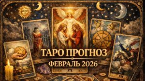 🔮 Таро прогноз на февраль 2026 — месяц внутренних перемен, знаков судьбы и важных выборов ✨