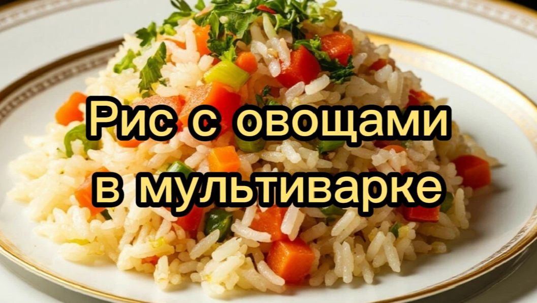Рис с овощами в мультиварке смотреть онлайн