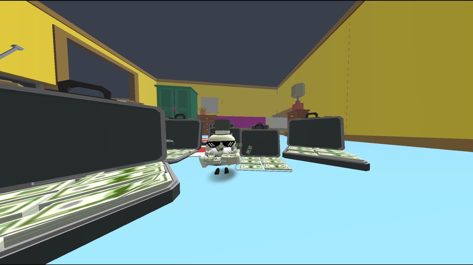 Пытаюсь заработать много денег в чикен Ган. смотреть онлайн