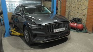 Замена масляного, воздушного и салонного фильтра на Genesis GV70 Генезис 2,5 бензин 2021