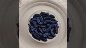 CzechMates Crescent — Metallic Suede Dark Blue