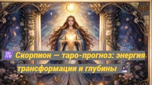 ♏ Скорпион — таро-прогноз: энергия трансформации и глубины 🔮