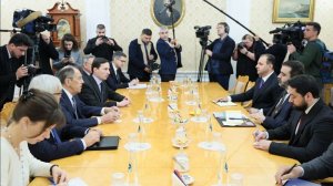 Министр МИД С.В.Лавров переговоры с Министром иностранных дел Сирии А.Шибани, Москва 24 декабря 2025