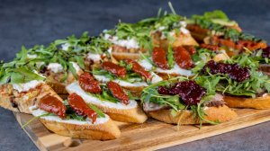 Три брускетты на новогодний стол!