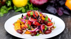 5 лет готовлю салат "Осенний". Вкуснее салата без мяса и рыбы я не знаю!