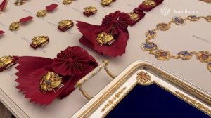 Ожидают прибытия Владимира Путина для участия в церемонии награждения государственными наградами РФ