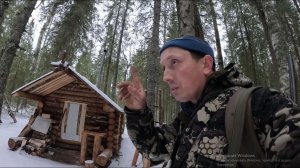 Промысловая охота на куницу! Открыл путик в сторону избы...