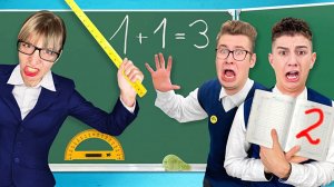 Один День в ШКОЛЕ Челлендж !   А4