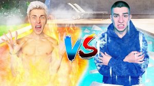ХОЛОДНЫЙ vs ГОРЯЧИЙ бассейн челлендж! А4