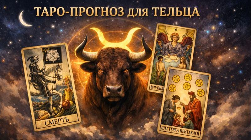 🔮 Таро-прогноз для Тельца с 9 по 15 февраля 2026 года — неделя осознанных шагов и внутренней силы ✨ смотреть онлайн