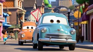 Машинки в городе мультик