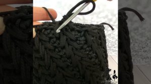 Узор «Колосок» с помощью двух цветов шнура . Видео мини урока