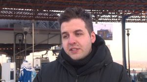 Дед Мороз и Снегурочка поздравили нижегородцев и гостей города на канатной дороге