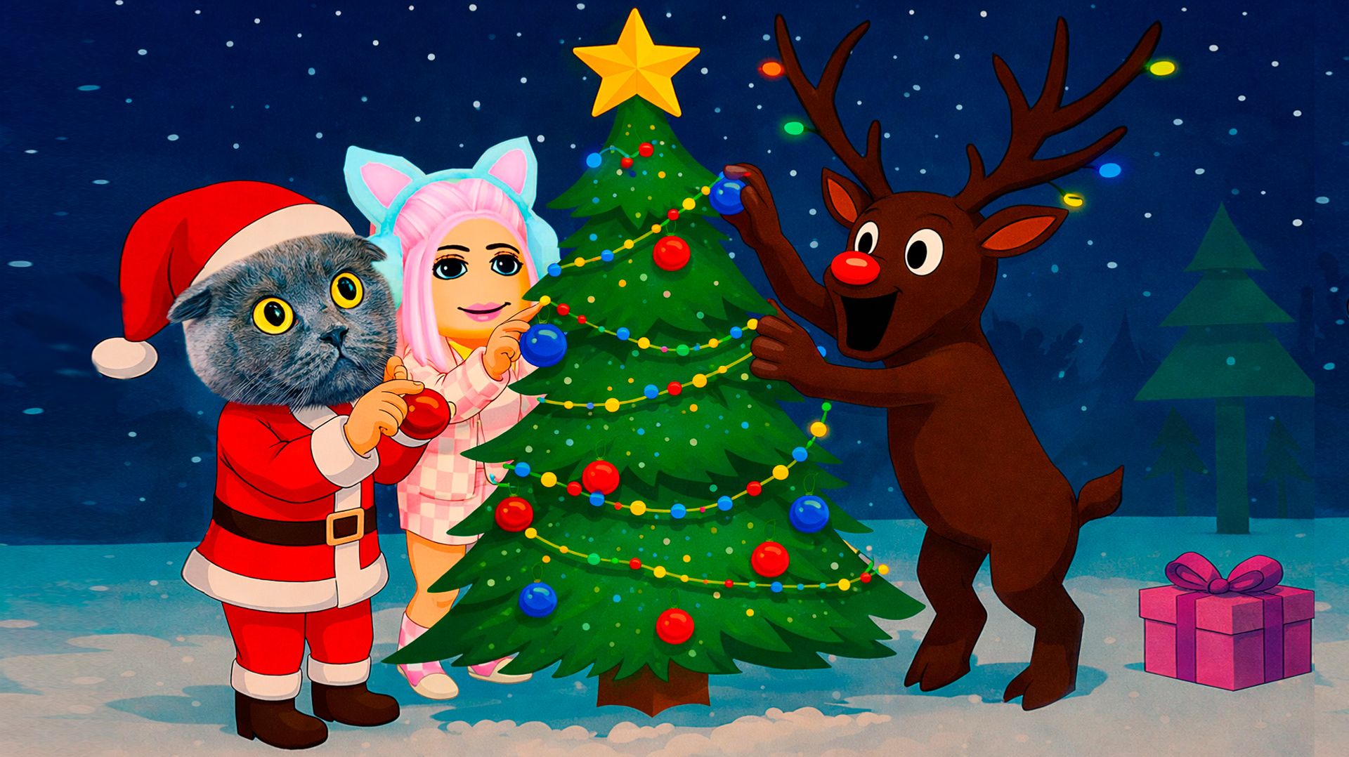 Нарядили все елки в 99 ночей в лесу вместе с Баттерс смотреть онлайн