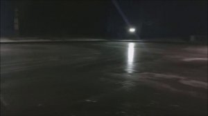 Закончили с заливкой Нижнего и переключились на спорт-зону. Наращиваем лёд. Клёвое место лосиный ост