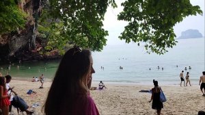 Скала на пляже Прананг!