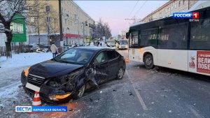В Кирове из-за аварии на улице Владимирской ограничен проезд общественного транспорта