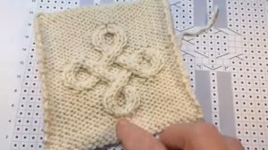 Узор вязания спицами: коса