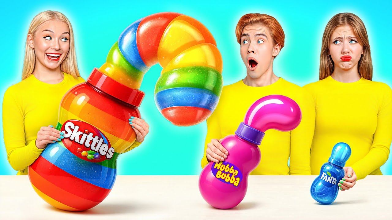 Большая, Средняя или Маленькая Тарелка Челлендж | Битвы с Едой от Multi DO Challenge смотреть онлайн