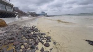 Что случилось с морем в Одессе? Катастрофа на пляже! В продолжение темы от МАРИНА SEA от 24.12.2025