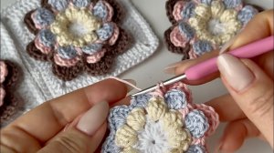 ВЯЖЕМ БАБУШКИН КВАДРАТ «PRESIOSA»!  🌸