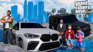 ОТЕЦ И СЫН В GTA 5 - НЕПОСЛУШНЫЕ ДЕТИ УТОПИЛИ BMW X6M ОТЦА! ВЫТАСКИВАЕМ МАШИНУ ИЗ ВОДЫ! ВОТЕР