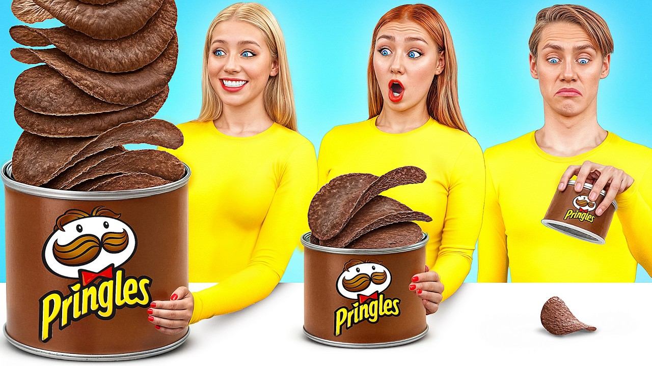 Большая, Средняя или Маленькая Тарелка Челлендж | Кухонные Лайфхаки и Рецепты от Multi DO Challenge смотреть онлайн