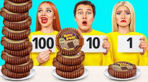 100 Слоев Еды Челлендж | Смешные Челленджи от Multi DO Challenge