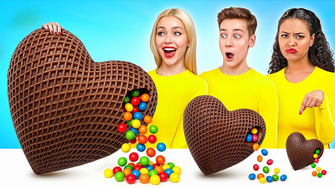 Большая, Средняя или Маленькая Тарелка Челлендж | Удивительные Лайфхаки и Хитрости от Multi DO смотреть онлайн